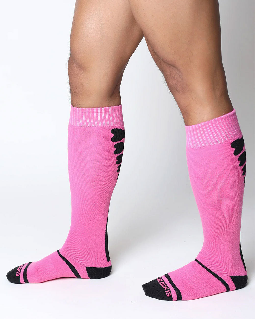 Kennel Club Bones Knee High Sock - Pink