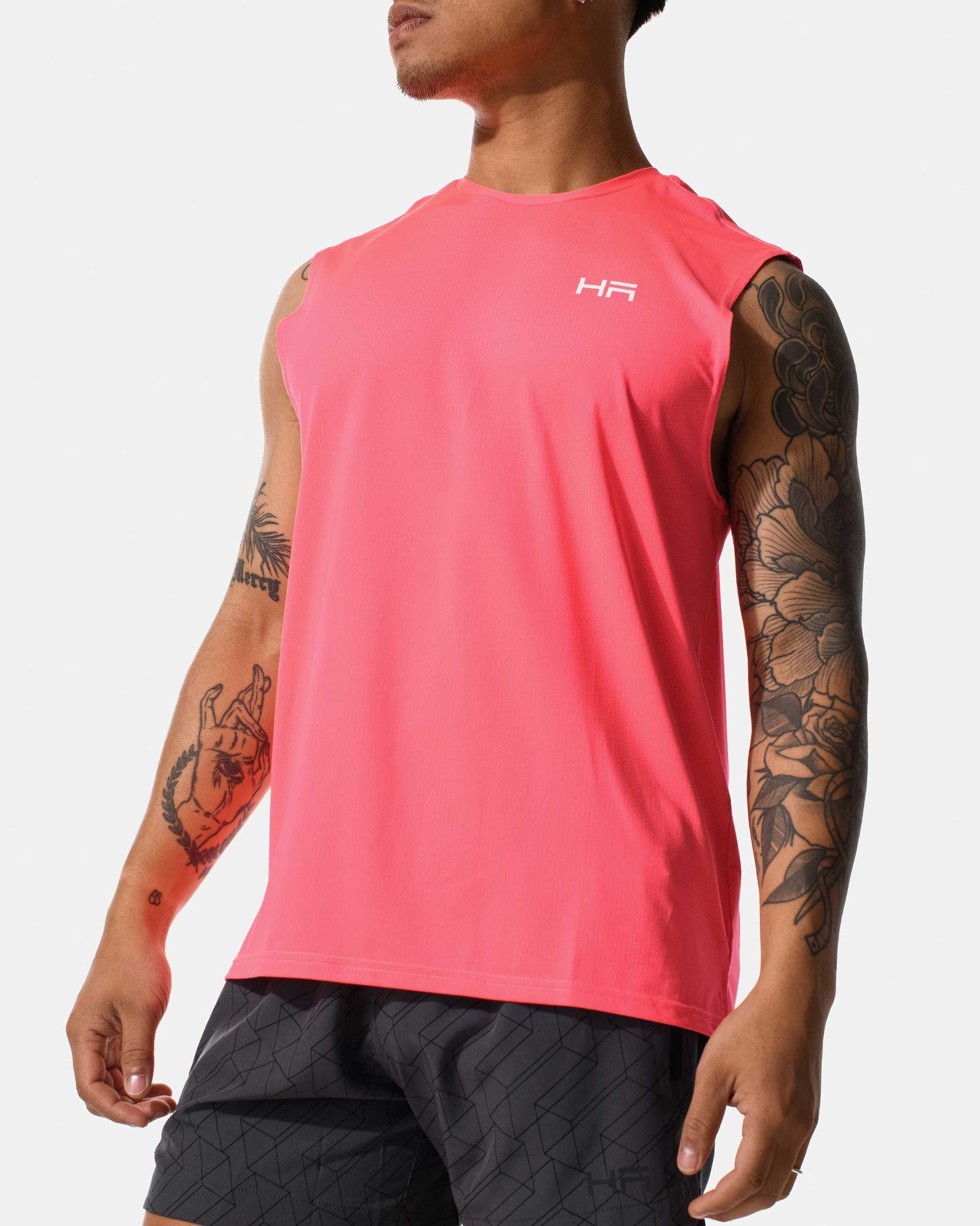 Sport Training Tank - Neon Coral