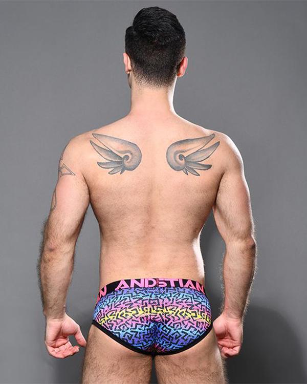 Vivid Mesh Brief w/ Almost Naked