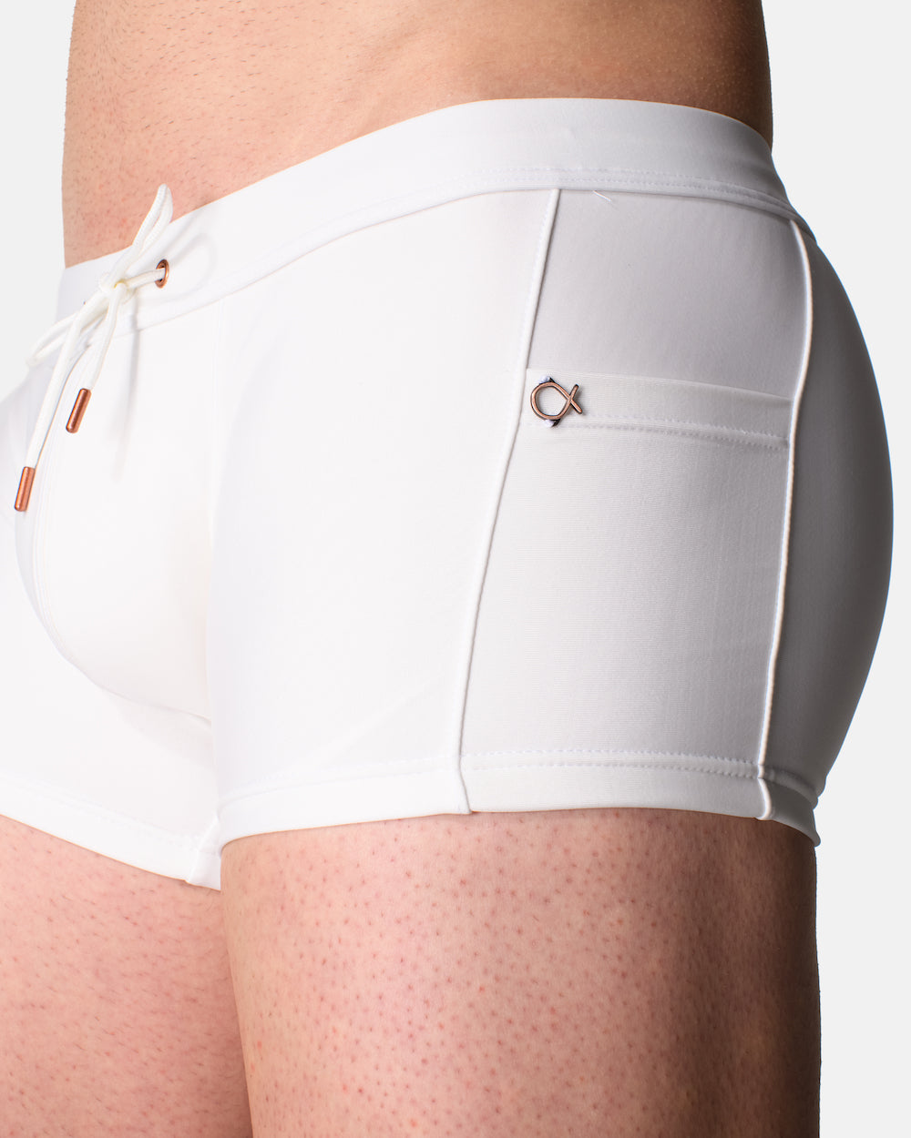 Alpha Swim Trunk - White