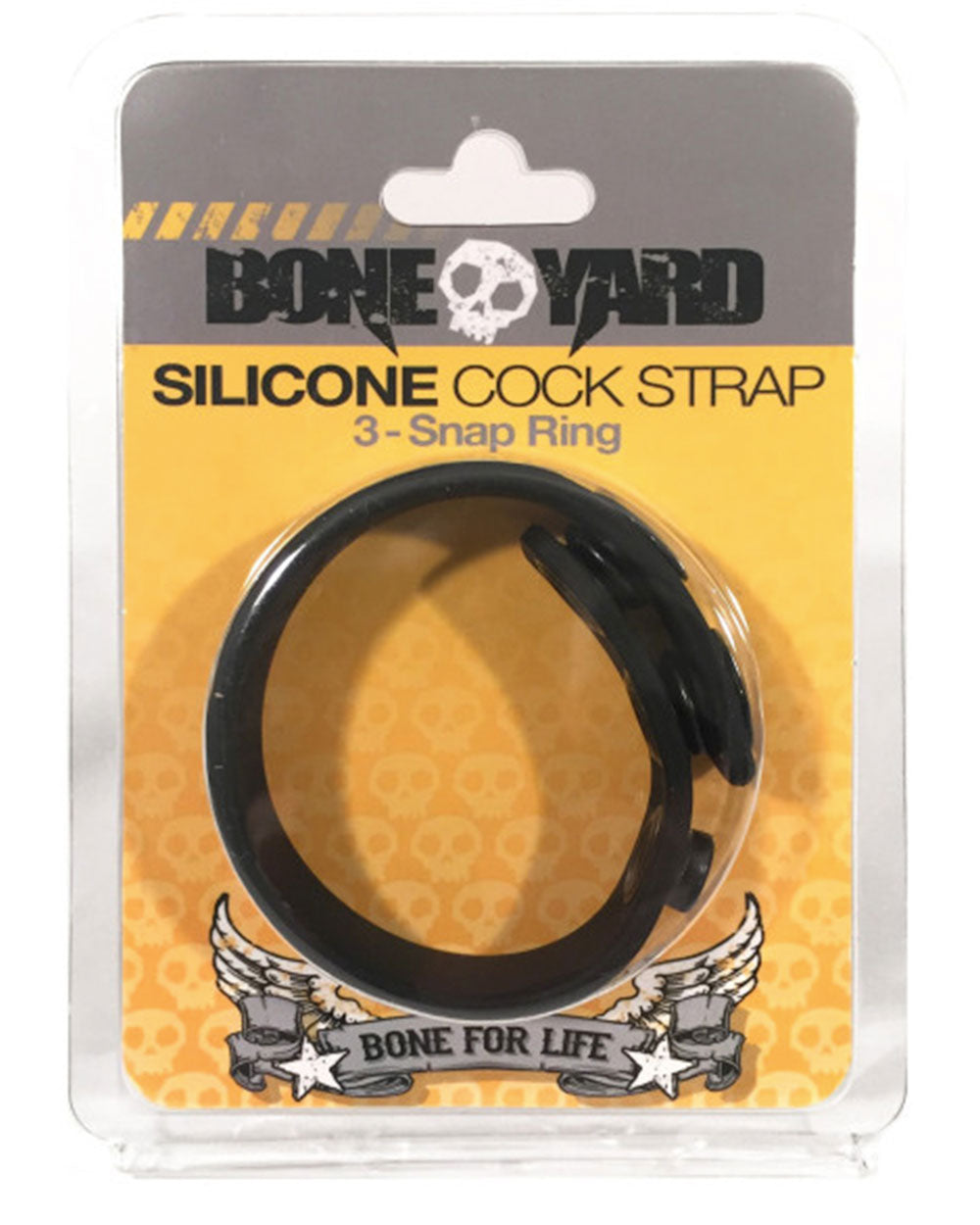 Boneyard Silicone Cock Strap - 3 Snap Ring