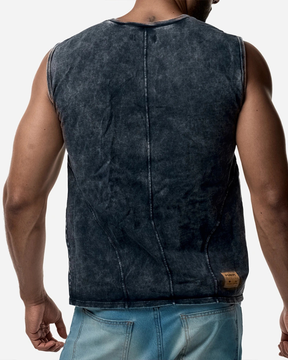 Black Washed Tank Top