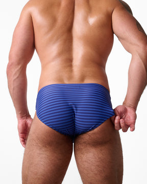 Mylos Swim Brief - Blue Stripe
