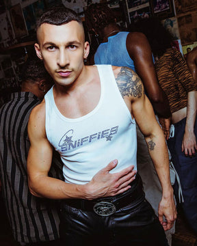 Rhinestone Cropped Ribbed Tank