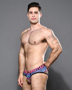 Vivid Mesh Brief w/ Almost Naked