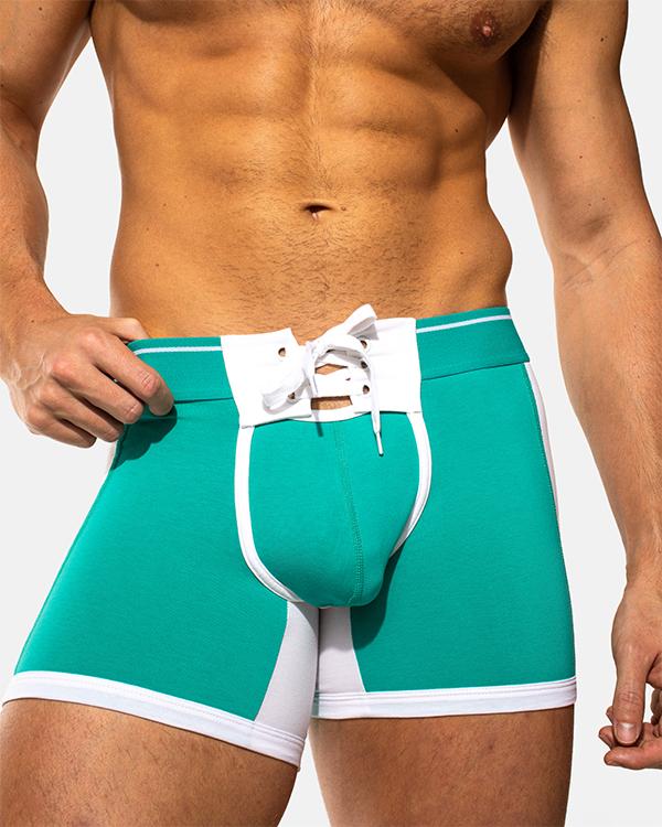 Scrimmage Lace-Up 5" Bottomless Shorts - Aqua