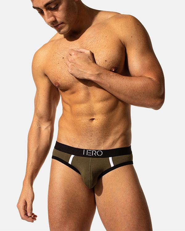 Brave Enhancing Brief - Army Green