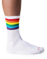 Pride Party Crew Sock - White