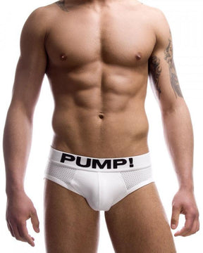 Touchdown Classic White Brief PUMP!